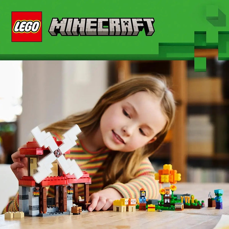 LEGO Minecraft 21262 The Windmill Farm Set