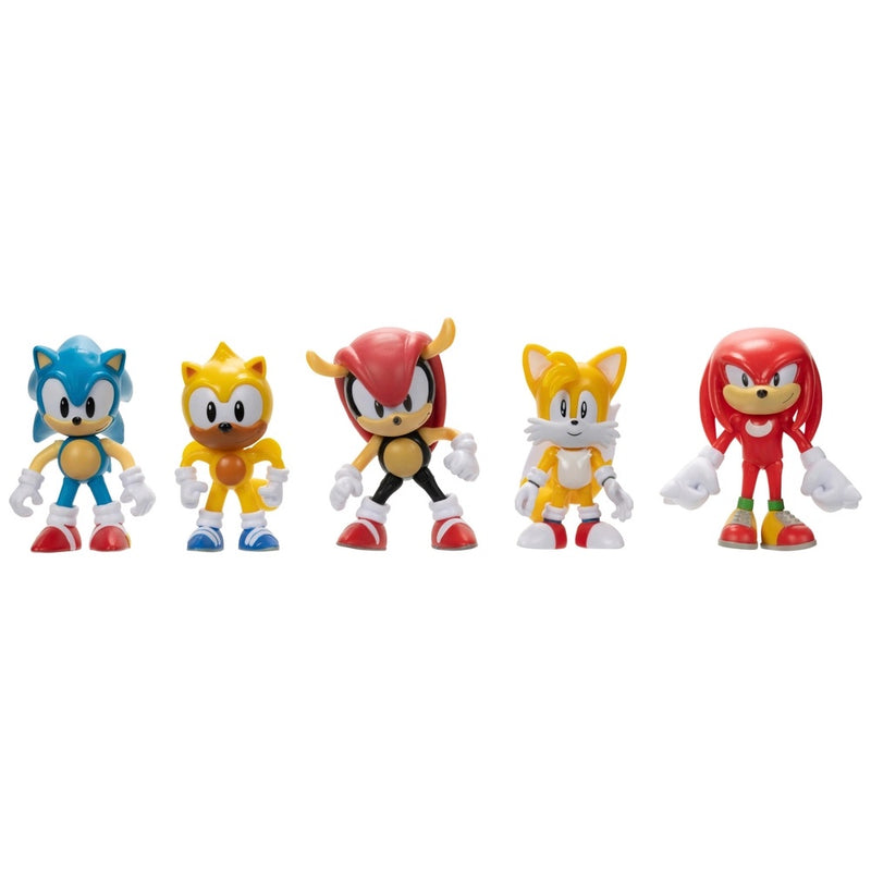 Sonic the Hedgehog 6cm Action Figure 5 Pack