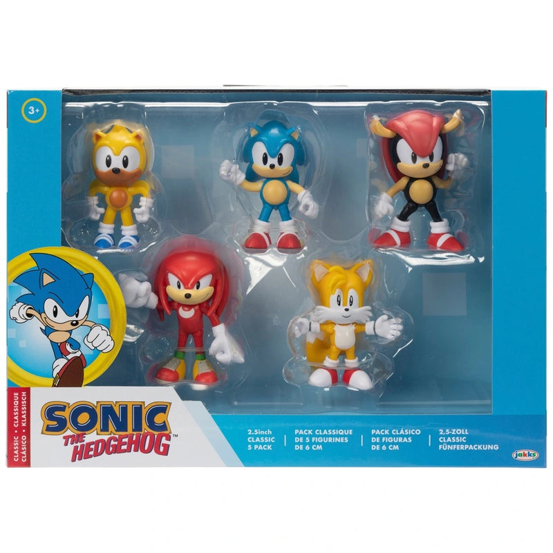 Sonic the Hedgehog 6cm Action Figure 5 Pack