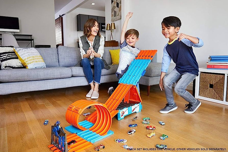 Hot Wheels Track Builder System Race Crate Playset