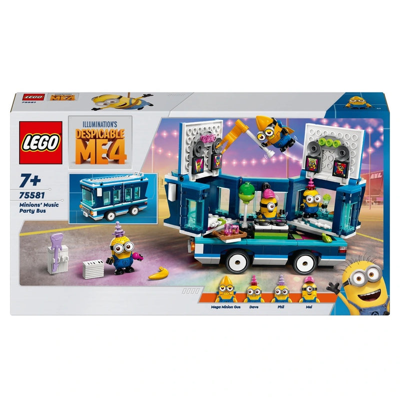 LEGO Despicable Me 75581 Minions’ Music Party Bus Toy Set