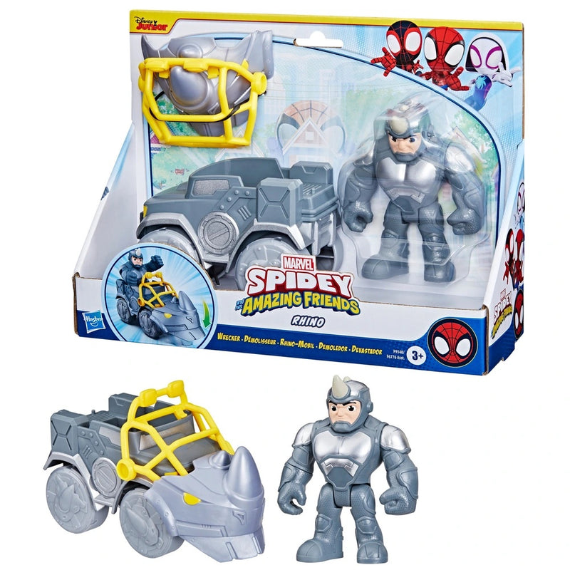 Marvel Spidey and His Amazing Friends Rhino Wrecker Toy Set