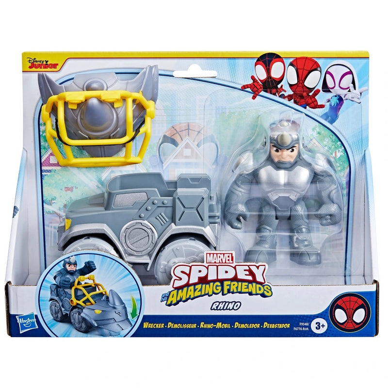 Marvel Spidey and His Amazing Friends Rhino Wrecker Toy Set