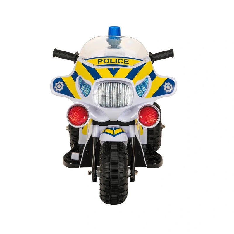 Police Motorbike 6V Electric Ride On - Working Headlight sounds and storage