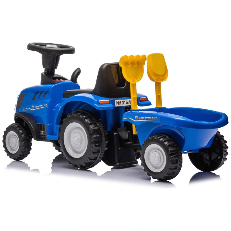 New Holland T7 Tractor Ride-On with Trailer & Accessories