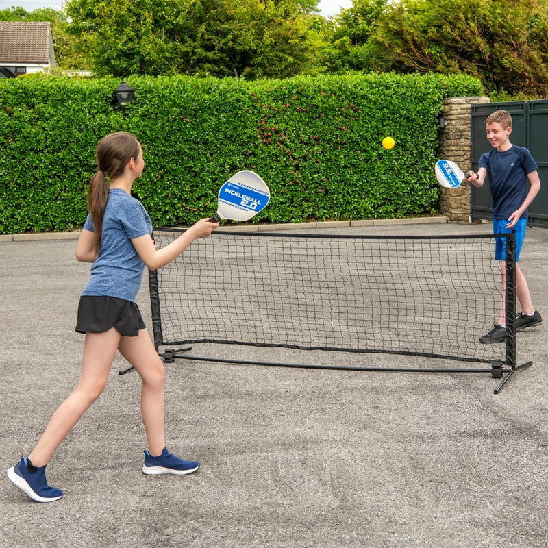 Complete Pickleball Starter Set with 8ft Net, Paddles, and Balls