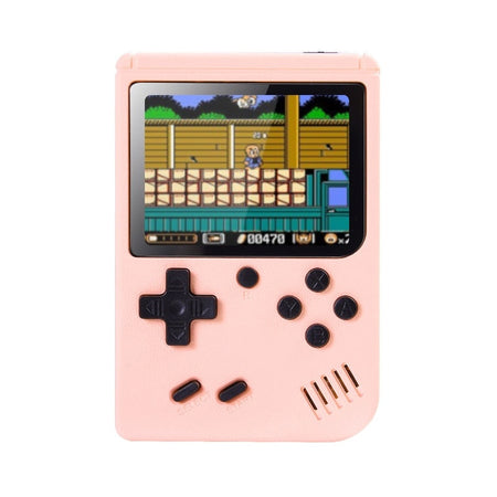 Game Boy Retro Video Game Console with 500 Preloaded Games - Pink