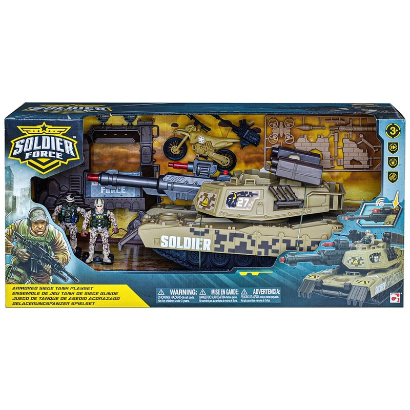 Soldier Force Armored Siege Tank Playset