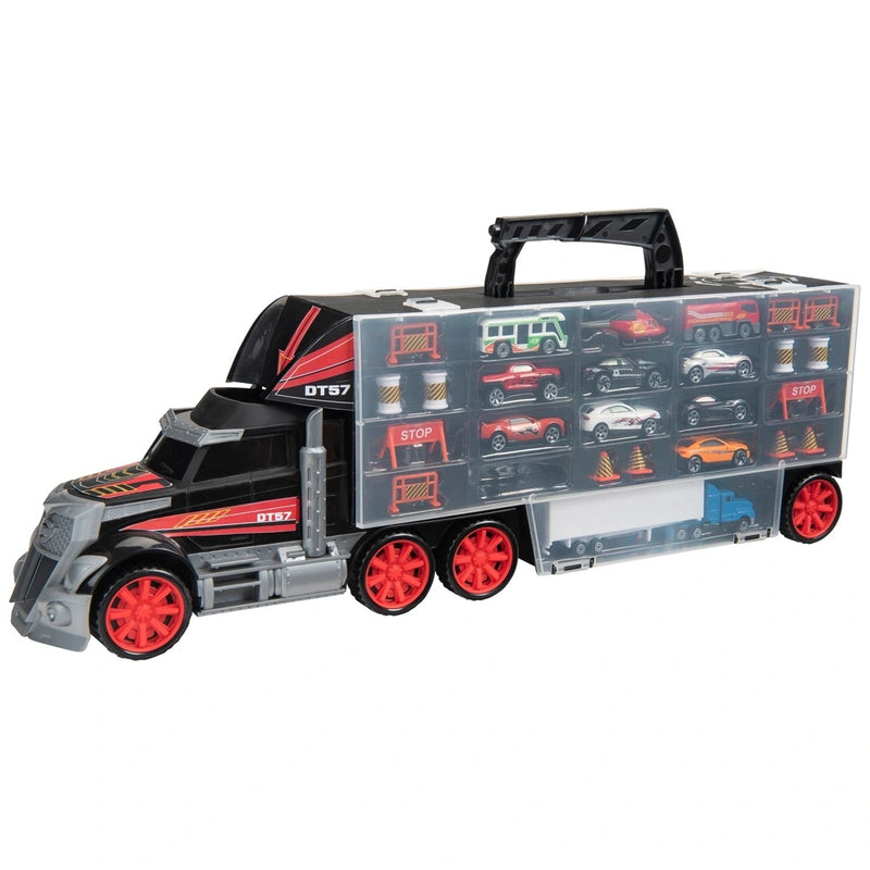 Super Wheelz Truck Carry Case and 7 Cars