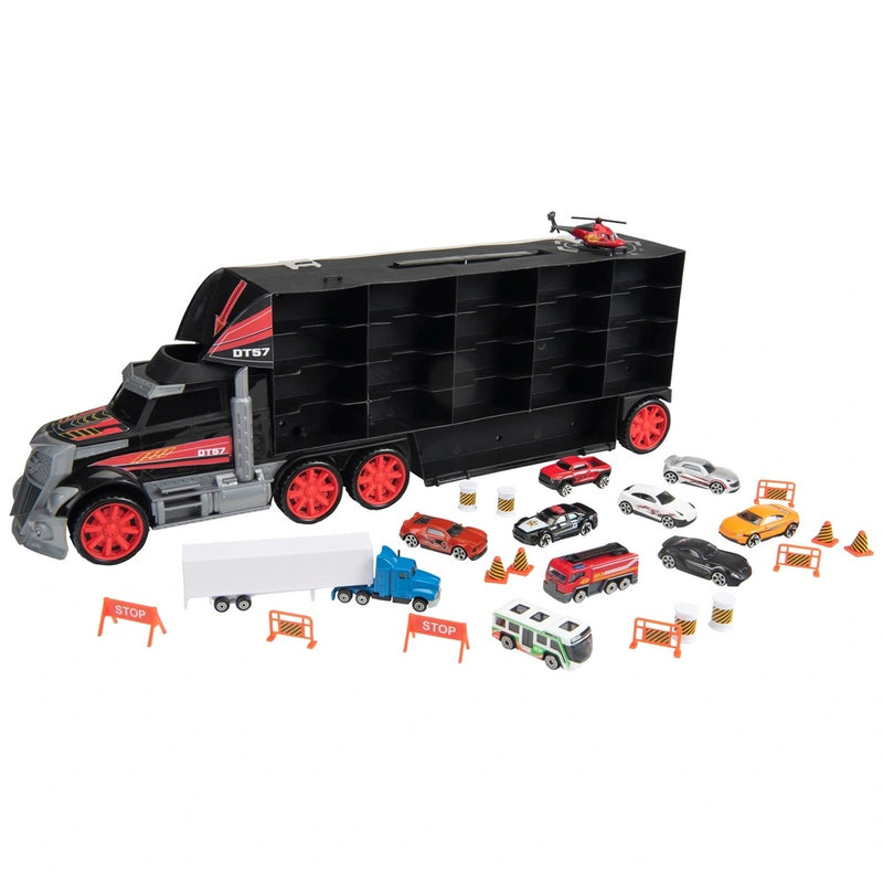 Super Wheelz Truck Carry Case and 7 Cars