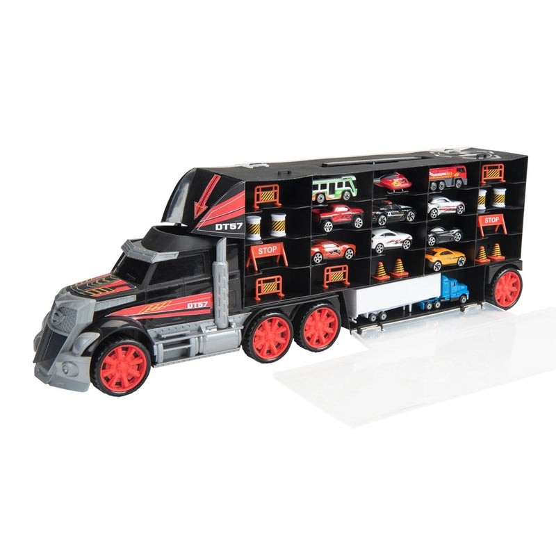 Super Wheelz Truck Carry Case and 7 Cars