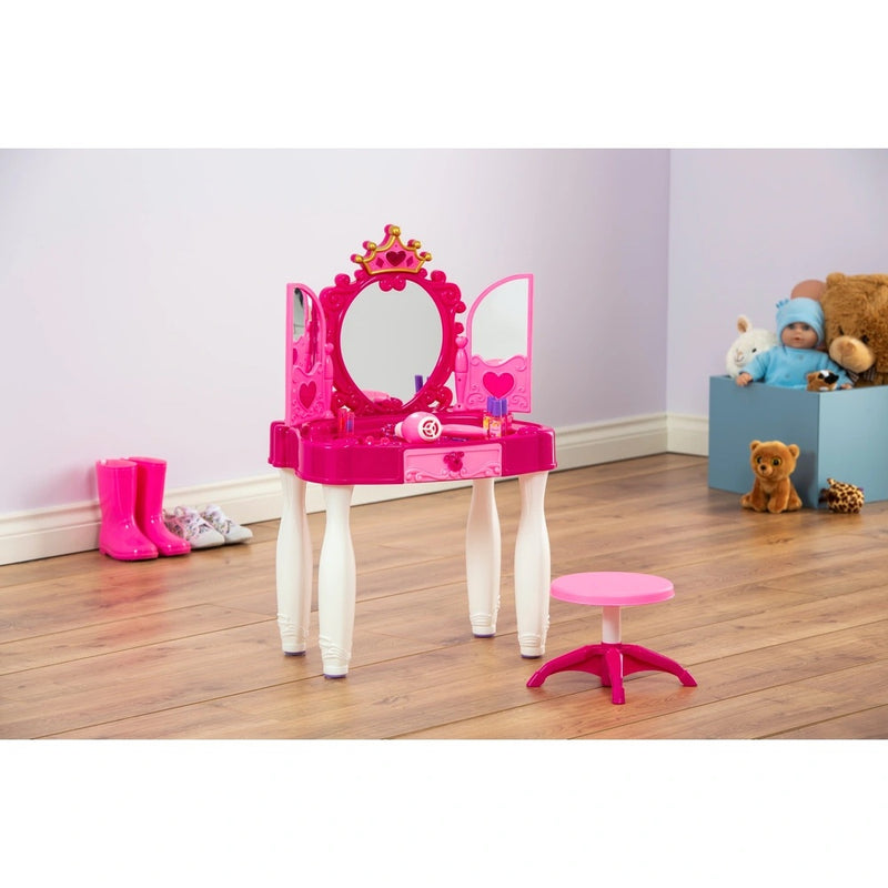 Kids Vanity Table with Lights and Sounds