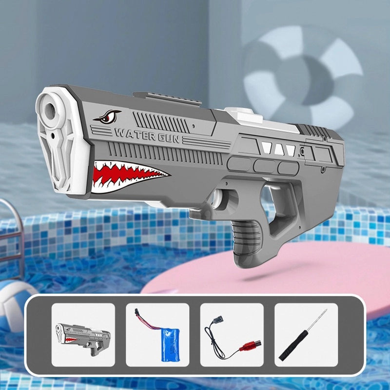 Electric Shark Water Blaster with 550CC Tank & Rechargeable Battery