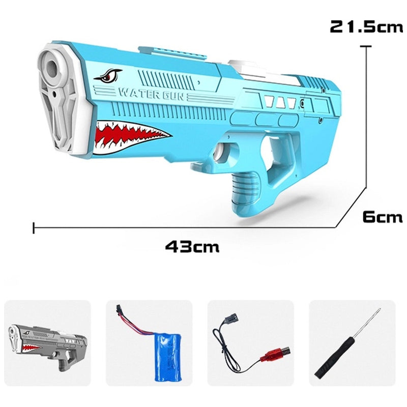 Electric Shark Water Blaster with 550CC Tank & Rechargeable Battery