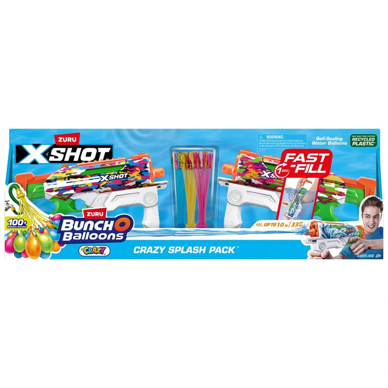 XSHOT Bunch O Balloons Crazy Splash Pack by ZURU