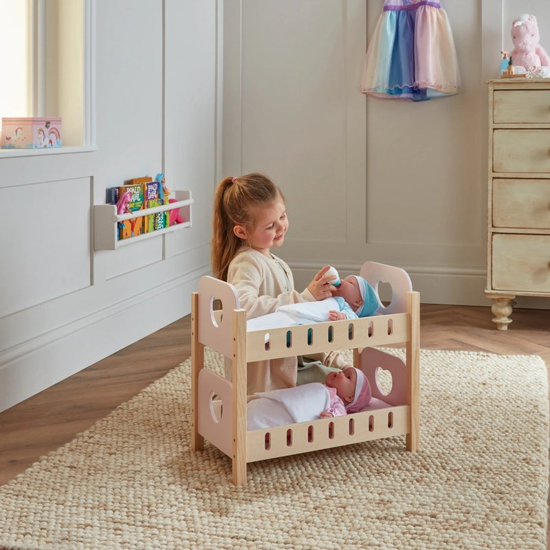 Dimples Wooden Love Heart Bunk Bed