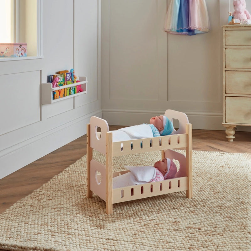 Dimples Wooden Love Heart Bunk Bed