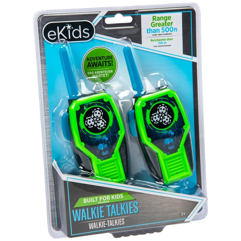 eKids Walkie Talkies with Easy Push-to-Talk Button