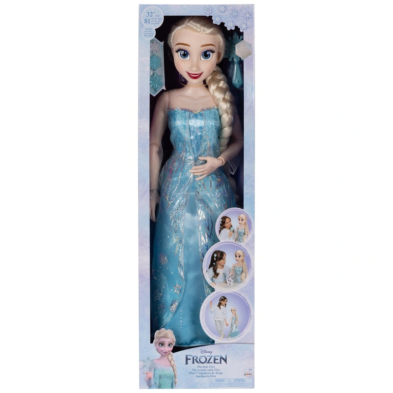 Frozen Ice Powers Playdate 81cm Elsa Posable Doll