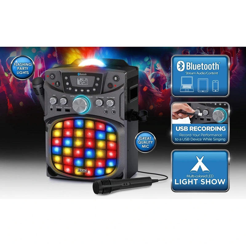 iHome Sound Factory Premium Karaoke Machine iSF-36