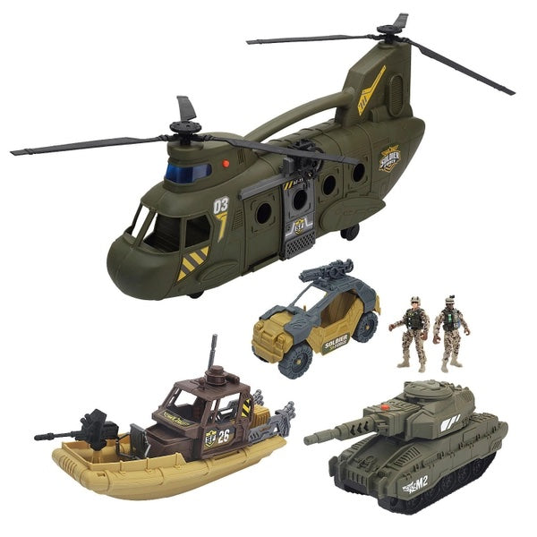 Soldier Force Military Vehicles Playset