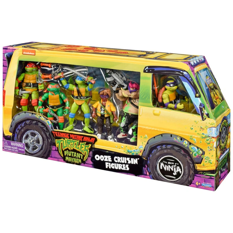 Teenage Mutant Ninja Turtles Mutant Mayhem Basic Ooze Cruisin' 6 Pack