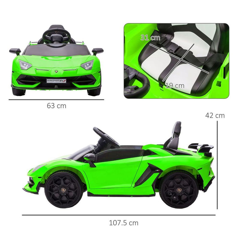 Lamborghini Aventador Licensed 12V Kids Electric Ride On Car