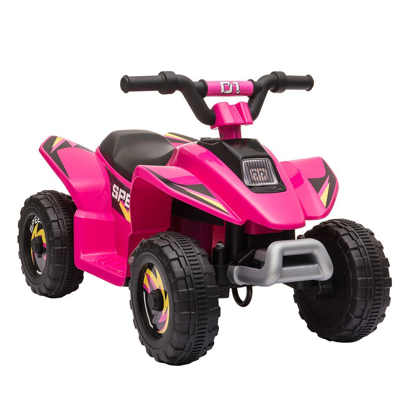 6V Kids Electric Ride on Car with Big Wheels - Pink