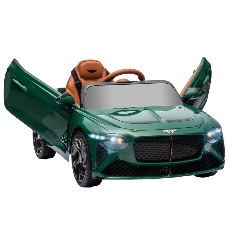 Bentley Bacalar Licensed 12V Kids Electric Ride-On with Remote - Green