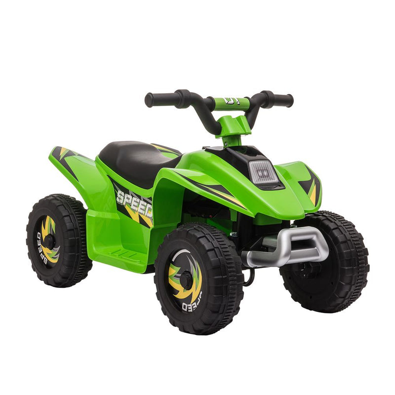 6V Kids Electric Ride on Car with Big Wheels - Green