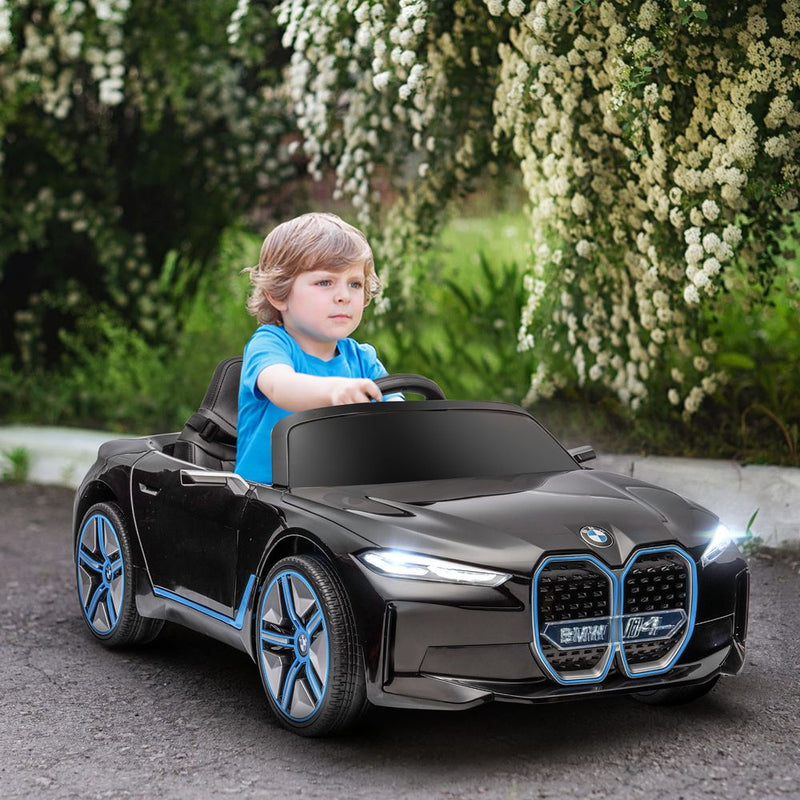 BMW Licensed Kids Electric Ride-On Car with Remote Control, Music, Lights & Suspension Wheels