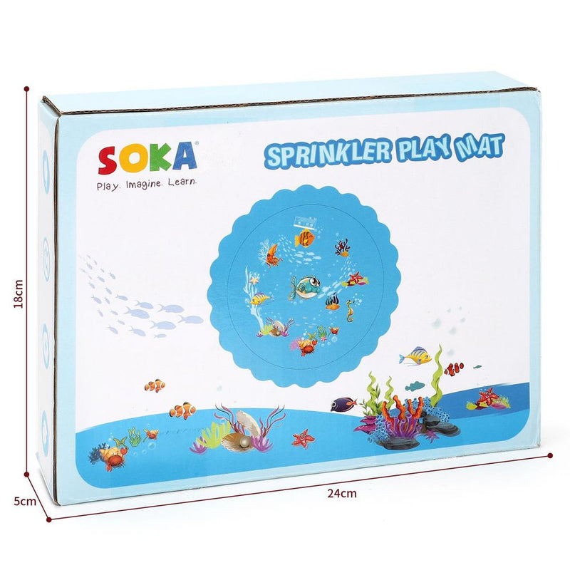 Sprinkle and Splash Water Play Mat - Inflatable Water Toy for Kids