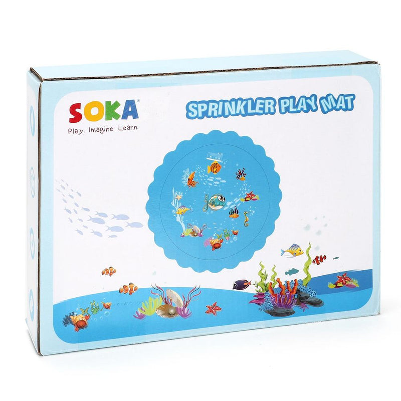 Sprinkle and Splash Water Play Mat - Inflatable Water Toy for Kids