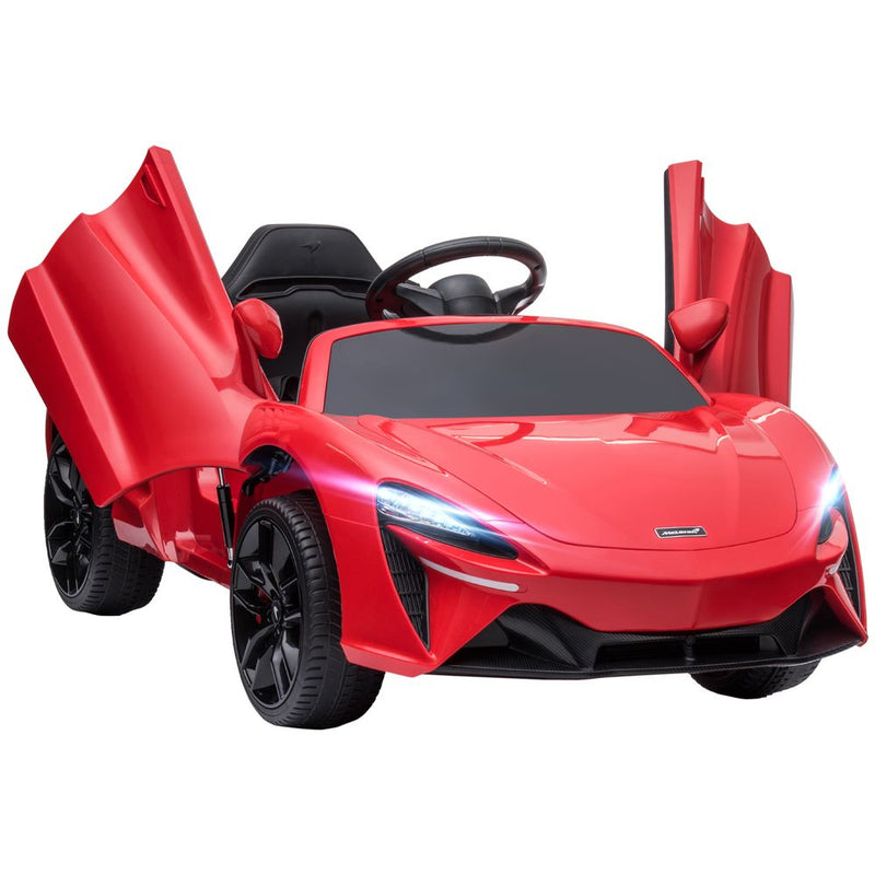 12V Kids Electric Ride-On Car w/ Remote Control, Music - Red