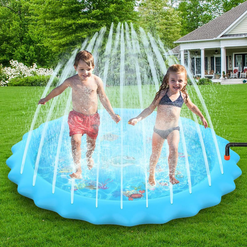 Sprinkle and Splash Water Play Mat - Inflatable Water Toy for Kids