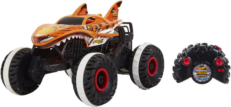 Hot Wheels Monster Trucks Remote Control Unstoppable Tiger Shark