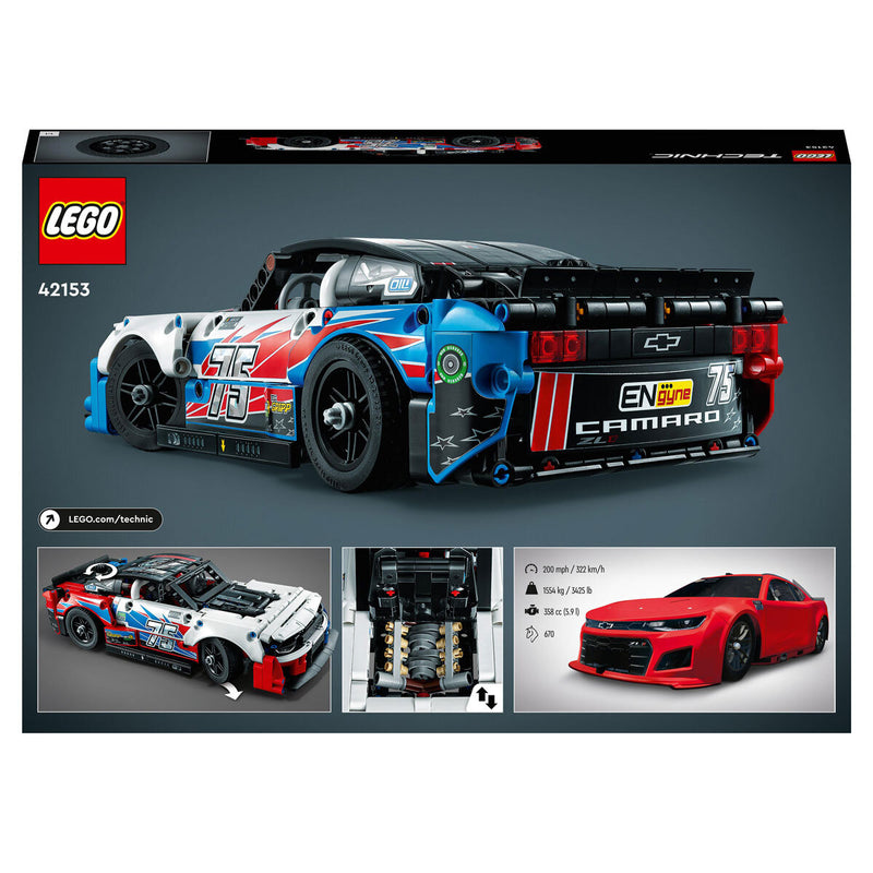 LEGO Technic 42153 NASCAR Next Gen Chevrolet Camaro ZL1 Set