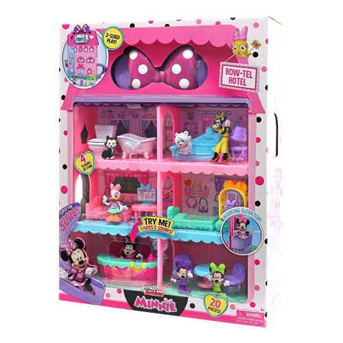 Disney Minnie Mouse Bow-Tel Hotel Dollhouse Playset