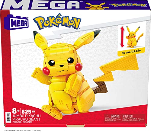 Mega Construx Pokémon Jumbo Pikachu Building Set