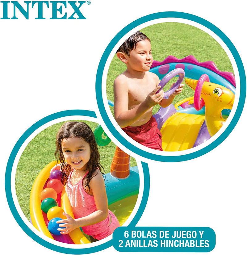 Intex Dinoland Paddling Pool Play Centre