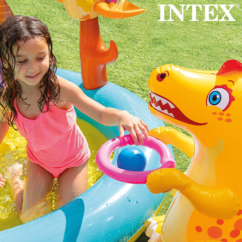 Intex Dinoland Paddling Pool Play Centre