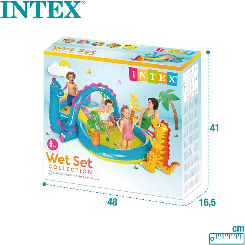 Intex Dinoland Paddling Pool Play Centre