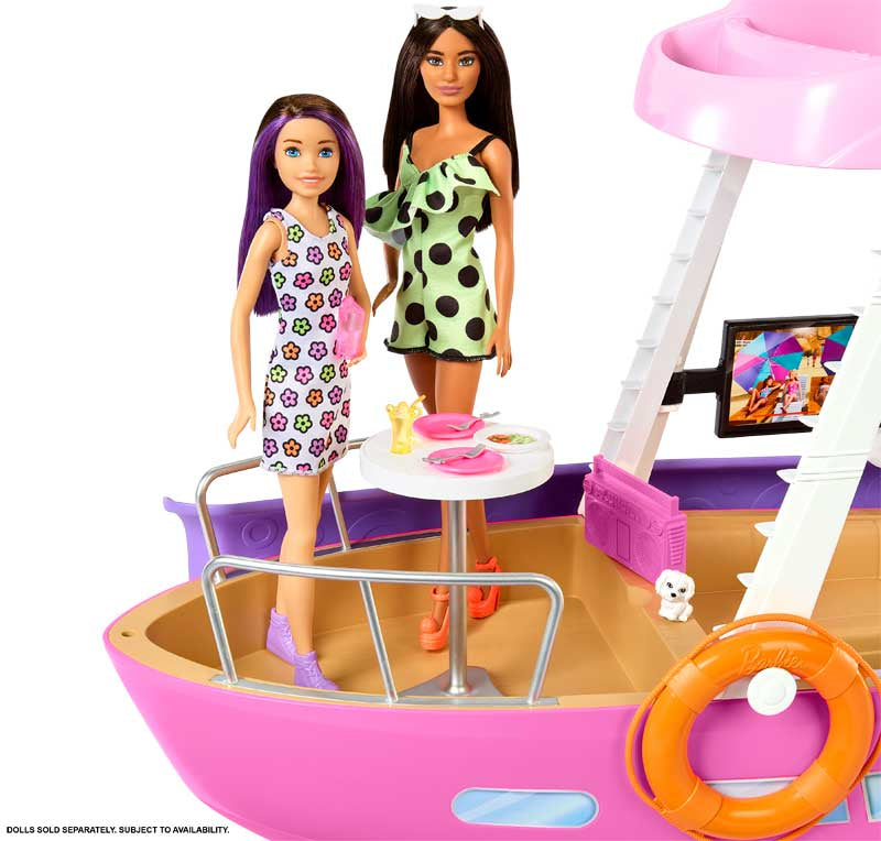 Barbie Dream Boat Playset with Pool, Slide & Accessories